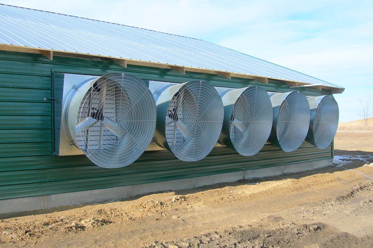 Variable speed tunnel fans