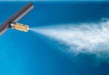 Top climate Lubing System: cooling, humidification and dust removal through water pressure