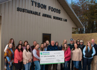 $7,000 USPOULTRY Foundation Student Recruiting Grant awarded to Wilkes Community College